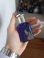 Polo Blue Parfum by Ralph Lauren is a Woody Aromatic fragrance for men